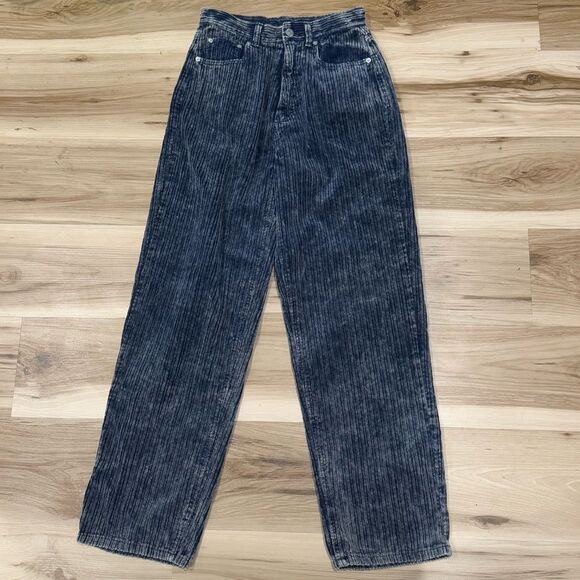 Urban Outfitters BDG High Rise Baggy Corduroy Pant Blue Women’s 26 - Picture 2 of 6